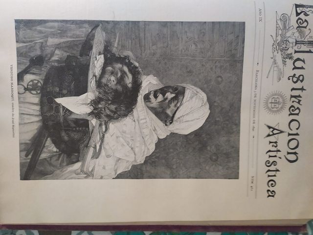 Revistas La Ilustración Artística encuadernadas