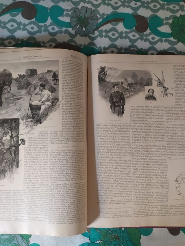 Revistas La Ilustración Artística encuadernadas
