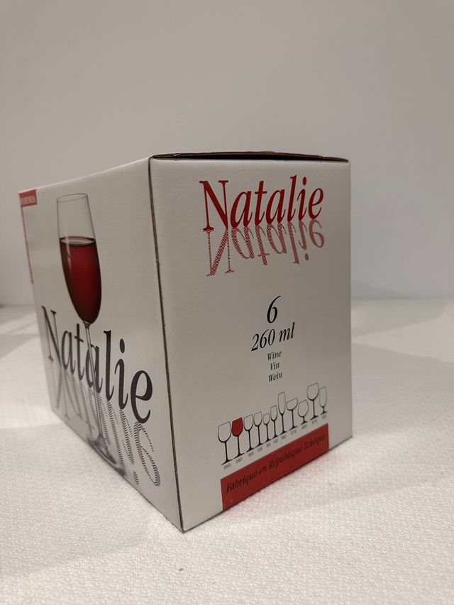 Cristalería Bohemia Natalie COMPLETA 62 piezas