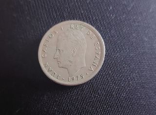 5 Pesetas  Rey Juan Carlos 1975