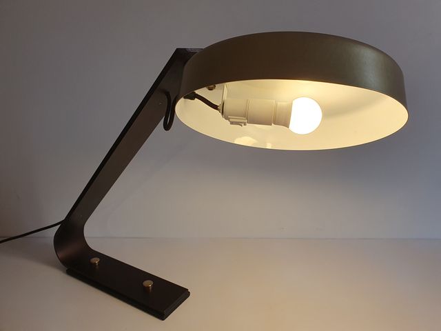 Lámpara de mesa Vintage Años 70 cable textil