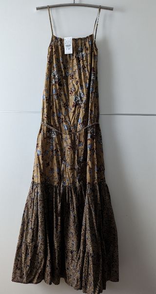 Pull&Bear. Vestido largo tirantes T. M