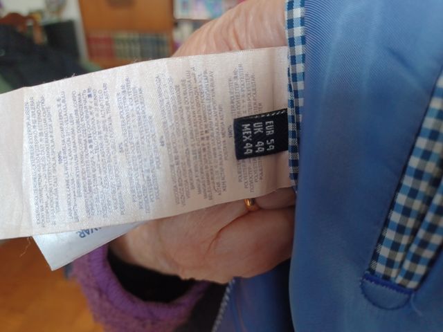 americana de vestir cortefiel talla 54