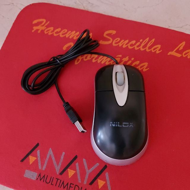mouse óptico nilox/usb. /usado bom estado