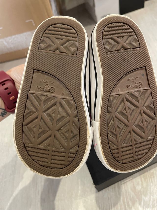 Converse niña talla 21 tela