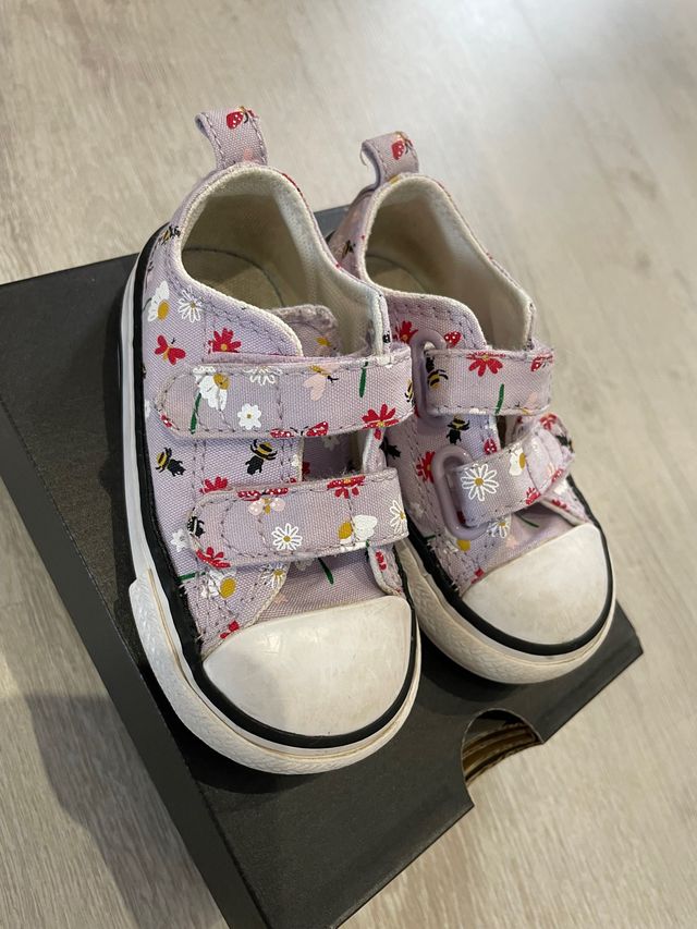 Converse niña talla 21 tela