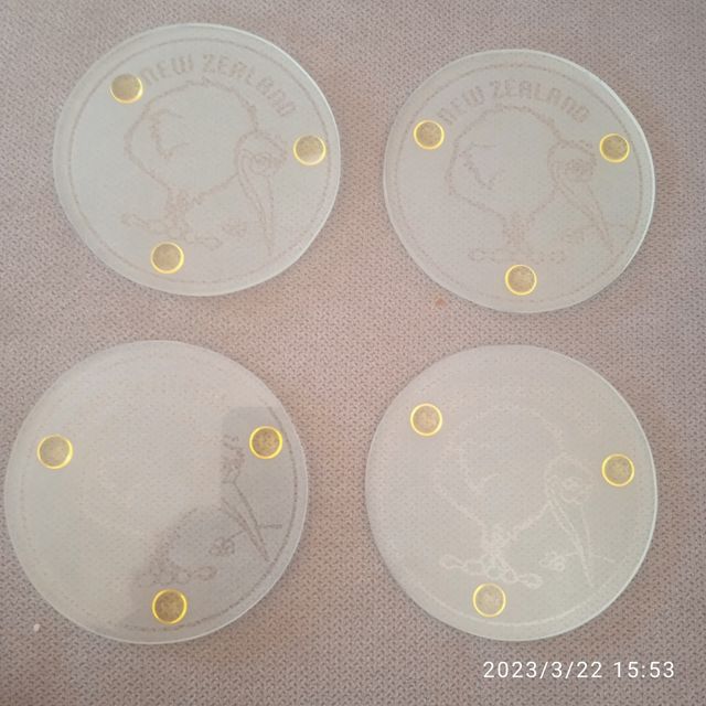 Posavasos cristal templado. Ideal Regalo