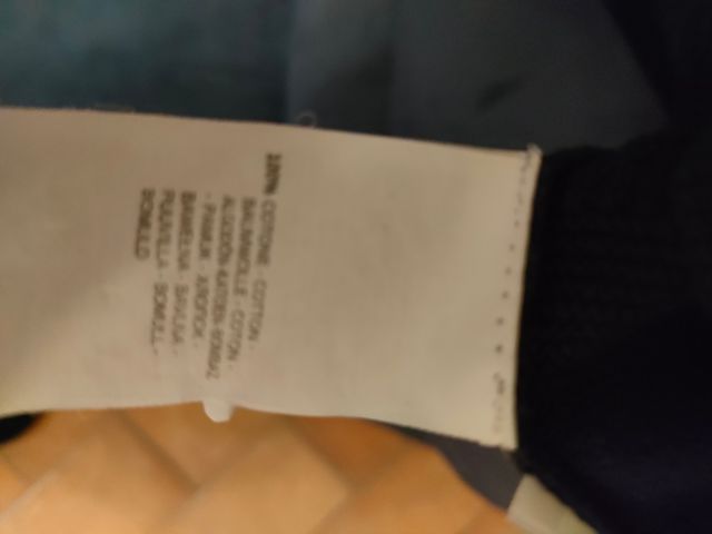 Maglione cotone blu bambino taglia 10 anni