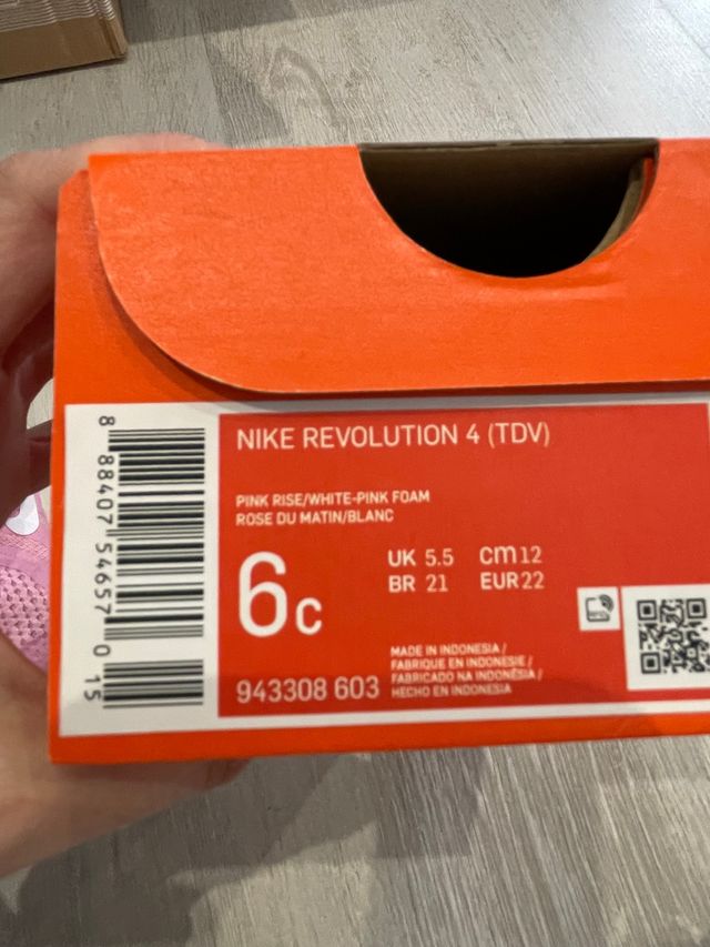 Zapatillas niña nike talla 22