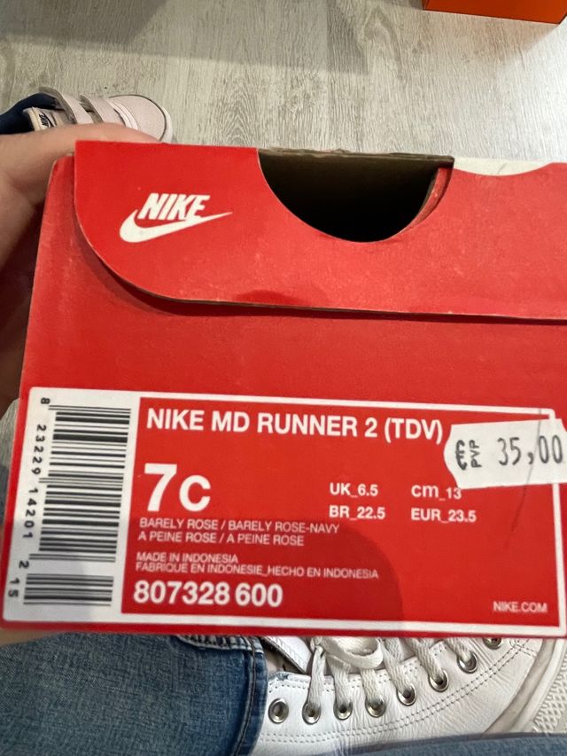 Zapatillas nike niña talla 23,5