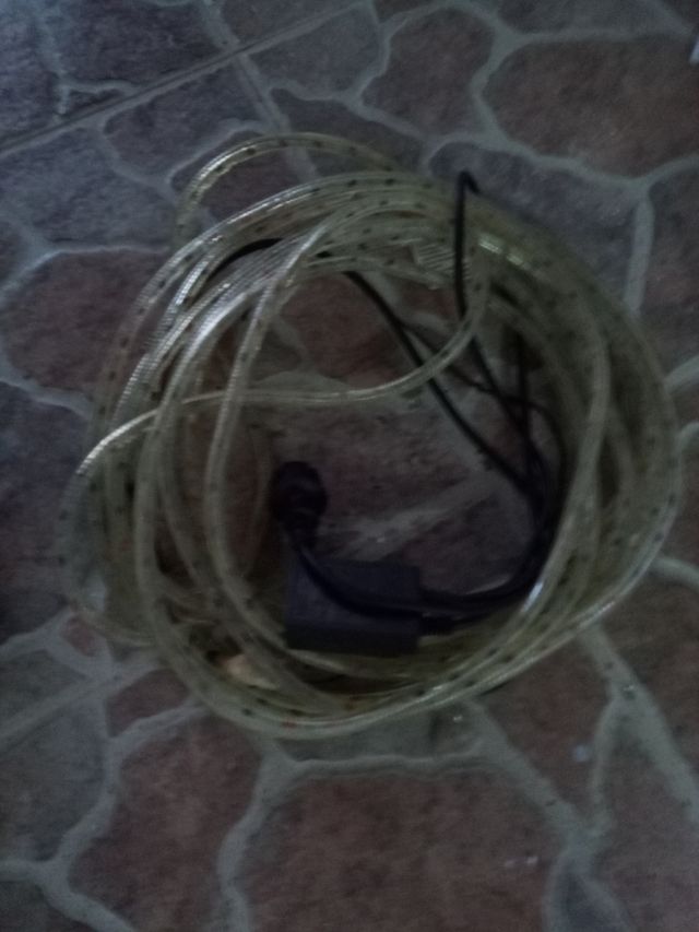 Luces Navidad y papá Noel