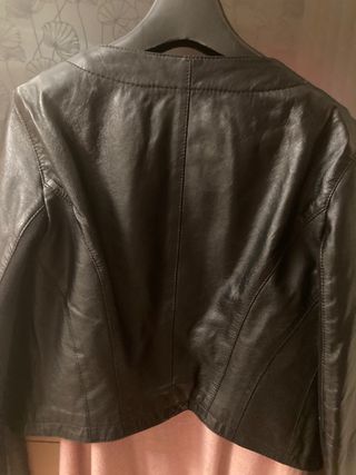 Chaqueta polipiel Zara