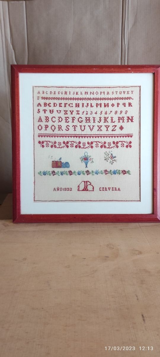 cuadro punto de cruz