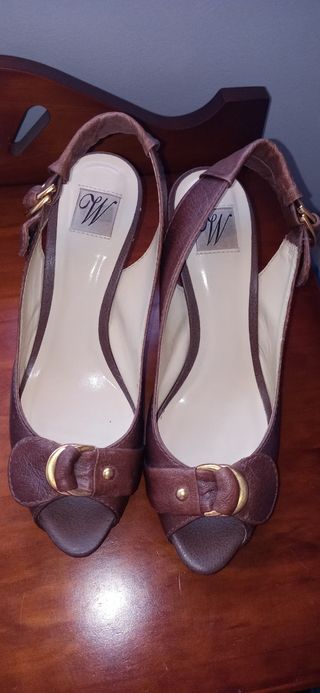 zapato Zara marron t.36