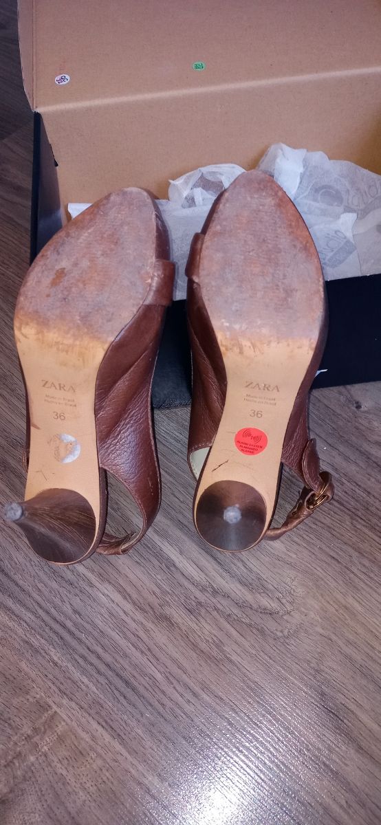 zapato Zara marron t.36