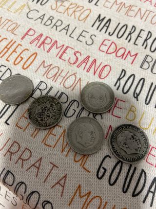 Monedas de 5 pesetas