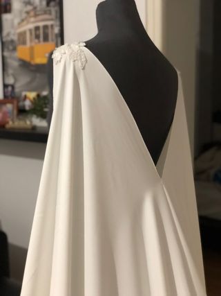 Capa chaleco velo novia 