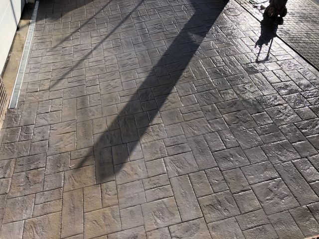 Suelo hormigón impreso