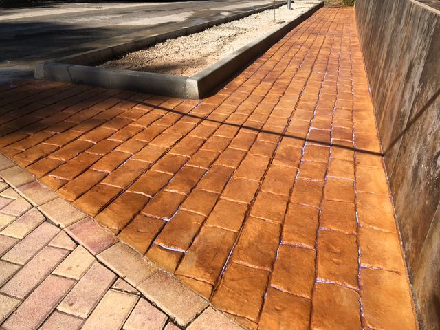 Suelo hormigón impreso