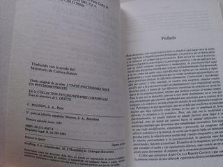 Libro "La unidad psicosomática en psicomotricidad"