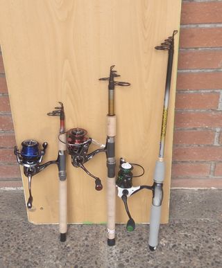 PESCA,CARRETES Y CAÑAS- TELESCOPICA- NUEVO 