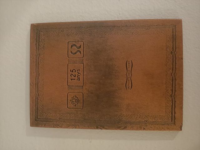 MEDALLA EN BRONCE. LIBRETA DE CREDITO