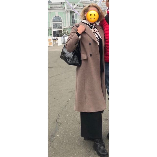 Bolso negro de piel vintage tamaño grande