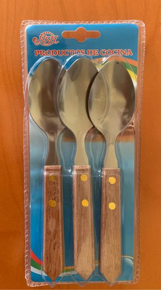 Cucharas mango madera