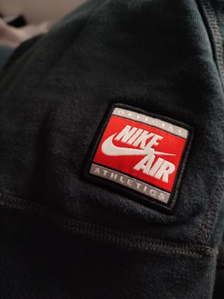 SUDADERA NIKE AIR OFFICIAL ATHLETICS BLACK VINTAGE