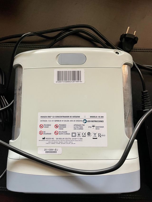 Concentrador de oxigeno PORTATIL Inogenone G3 