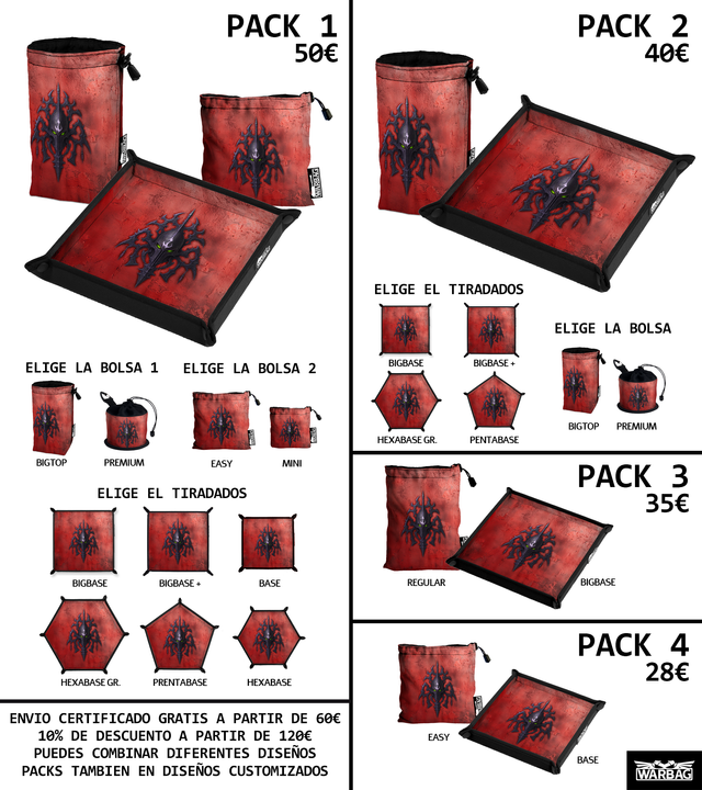 DRUKHARI - bolsas y tiradados marca WARBAG