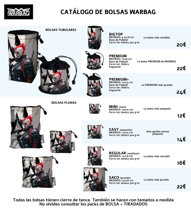 DRUKHARI - bolsas y tiradados marca WARBAG