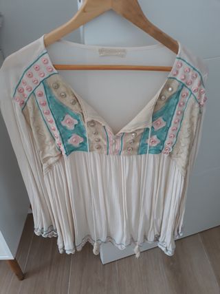 Blusa/camisa estilo vintage hippie