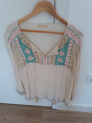 Blusa/camisa estilo vintage hippie