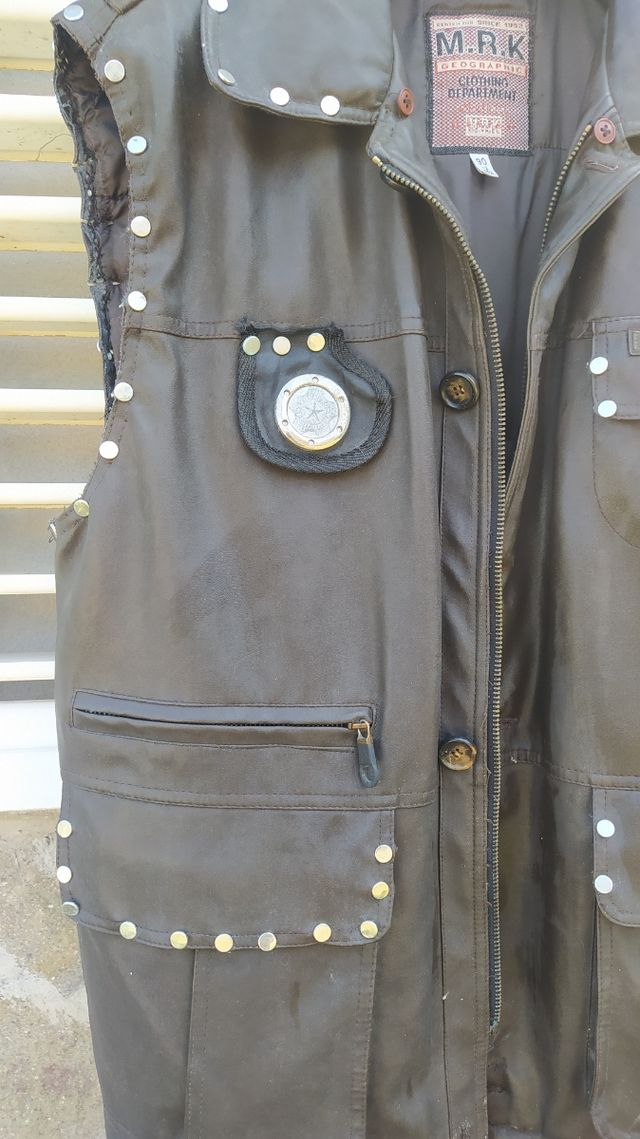 Gilet personalizzato ecopelle