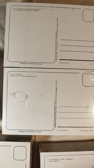 LOTE 4 Tacos x100 TARJETAS antiguo, religioso.