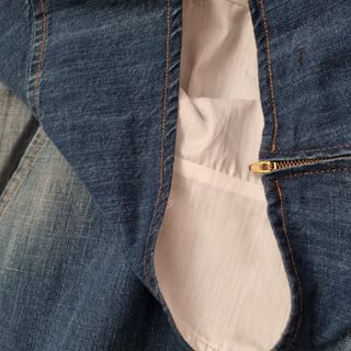 Preciosa! Falda vaquera de vestir , con detalles