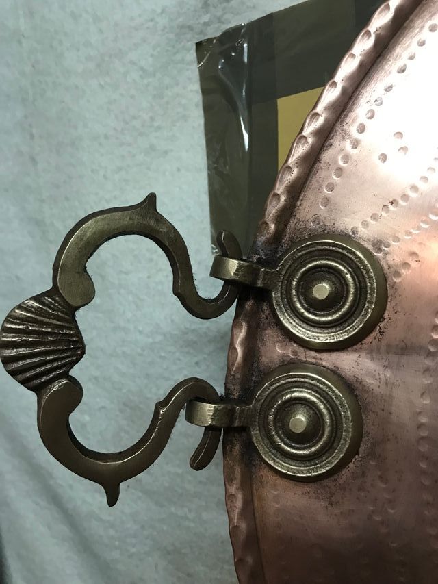 Espectacular brasero de bronce y latón - Años 40