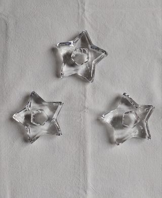 Portacandele a forma di stella