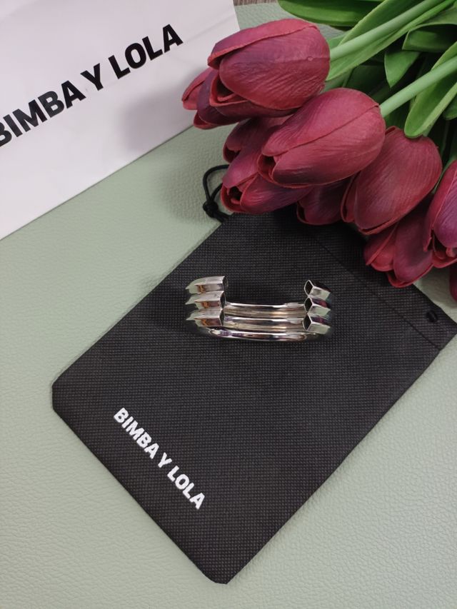 Brazalete/ pulsera rígida acero 🐌 Bimba y Lola 🐌