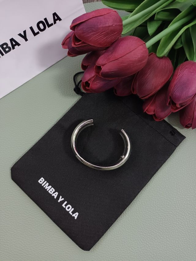 Brazalete/ pulsera rígida acero 🐌 Bimba y Lola 🐌