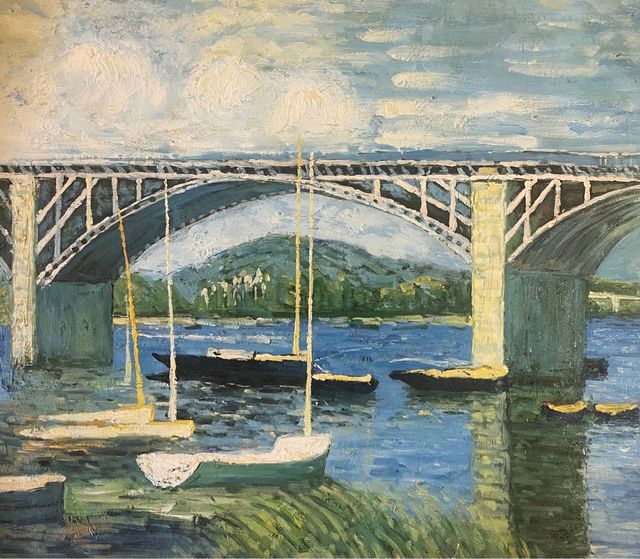 Quadro dipinto olio su tela pittura vintage quadri