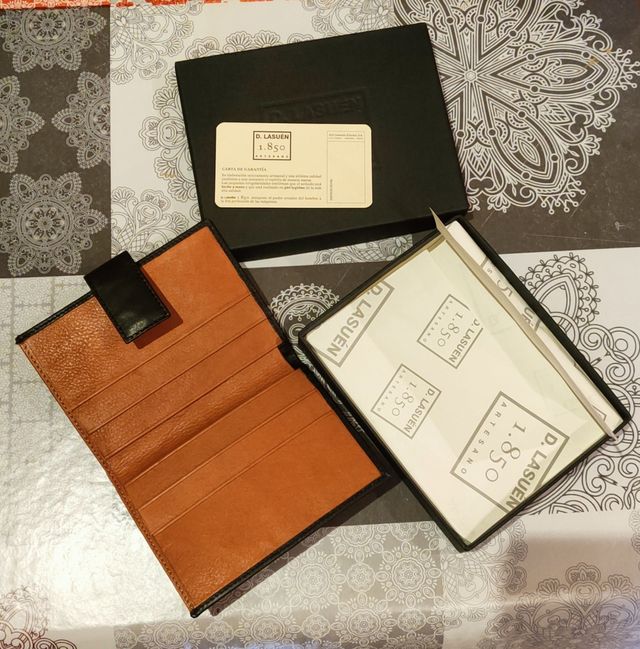 cartera/billetera de piel