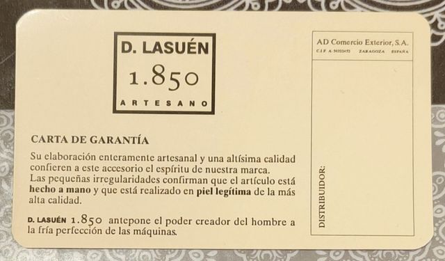 cartera/billetera de piel