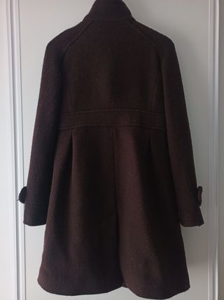 Abrigo Zara marrón 