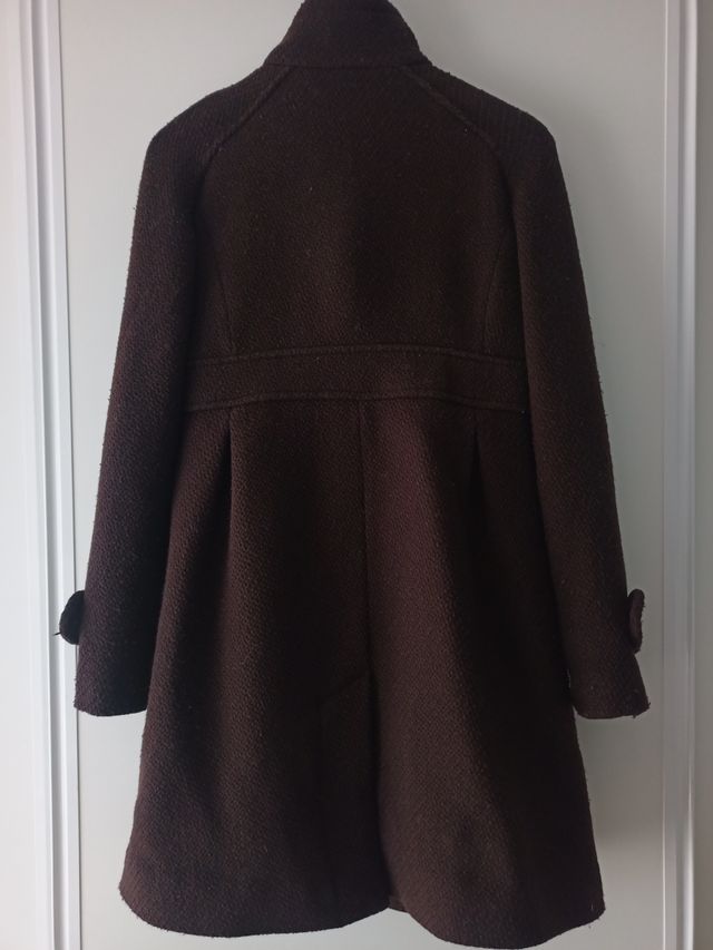 Abrigo Zara marrón