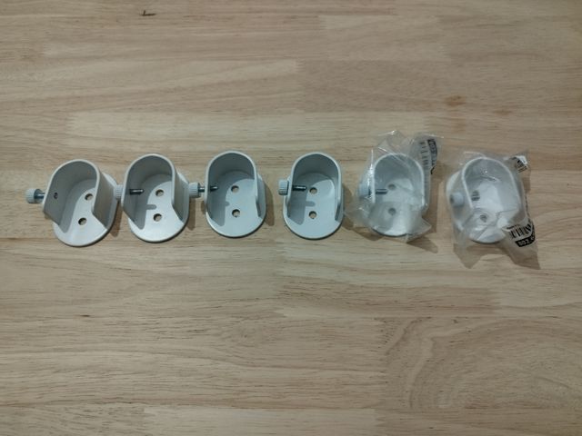 6 Hardware da parete IKEA HUGAD