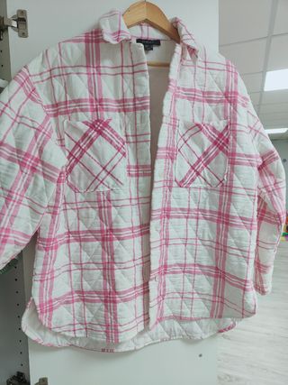 Sobrecamisa cuadros Primark