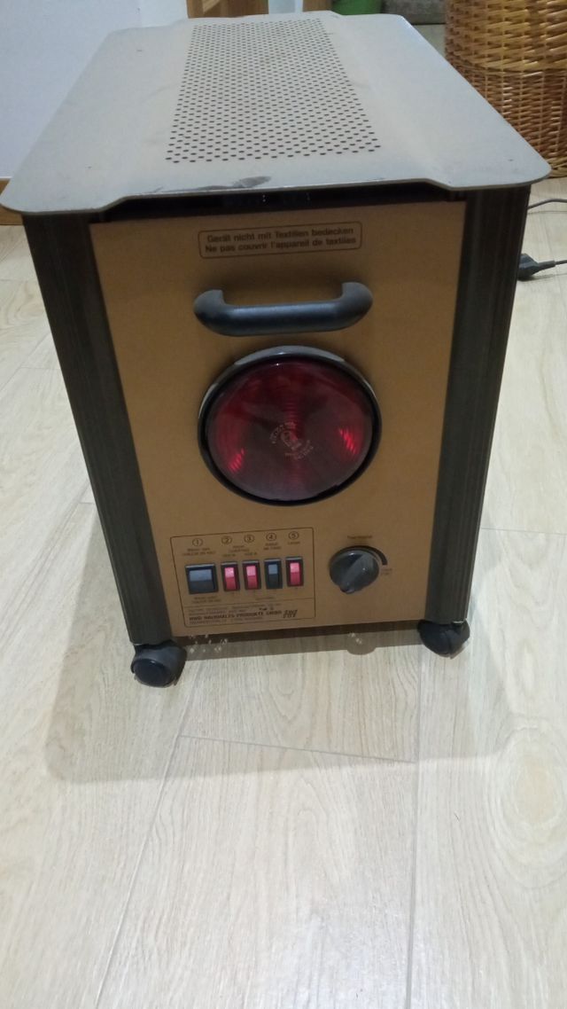 lampara infrarrojos dar corrientes