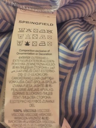 Preciosa blusa NUEVA de Springfiel
